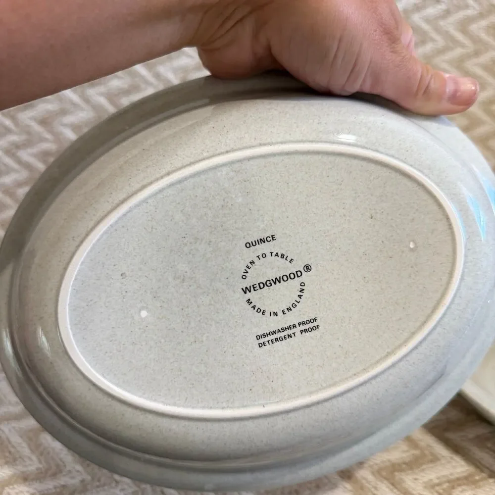 Quince by Wedgewood Set of 2 9” Oval Vegetable Bowls